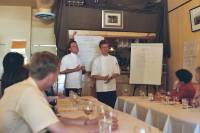 Chef Talks (lectures) at Brigitte's.